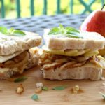 chicken caramelised onion & pear sandwich