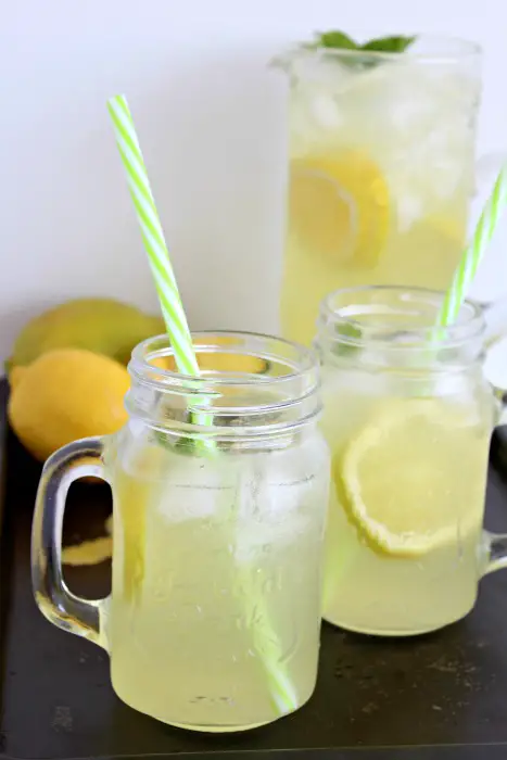 traditional homemade lemonade (sugar free) - Berry Sweet Life