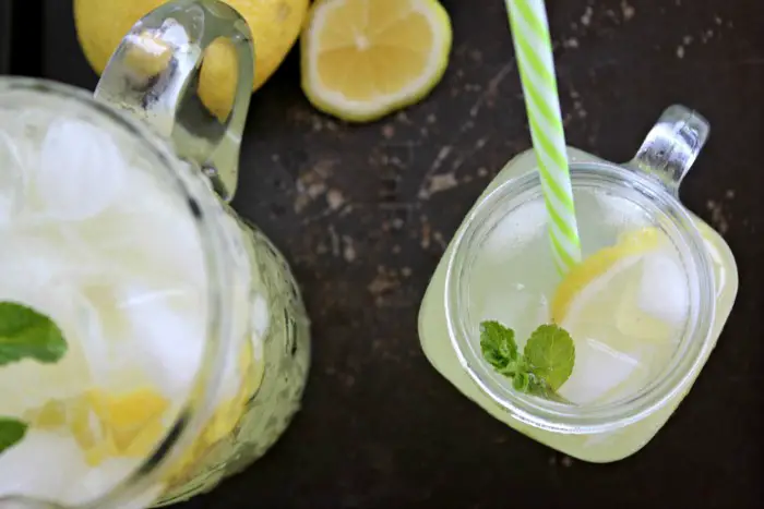 traditional homemade lemonade (sugar free)