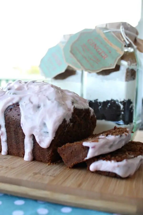 Ginger Treacle Loaf with Yoghurt Raspberry Frosting | www.berrysweetlife.com