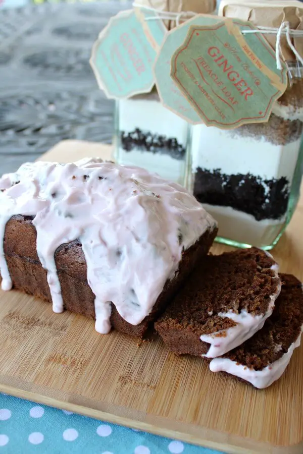 Ginger Treacle Loaf with Yoghurt Raspberry Frosting | www.berrysweetlife.com