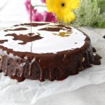 This is a picture of The Best Chocolate Brownie Cake (Sugar & Dairy Free) | www.berrysweetlife.com