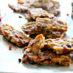 Apricot & Cranberry No Bake Bars. Quick & easy fruit bars with reduced sugar. Perfect easy treat to satisfy a sweet tooth. Great pudding with ice cream | berrysweetlife.com