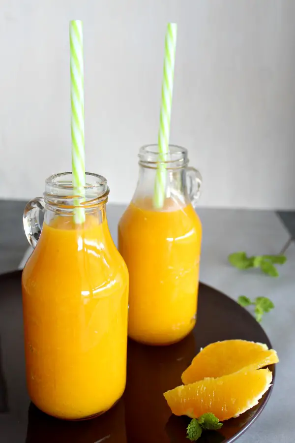 Mango Orange & Ginger Hot Smoothie - Berry Sweet Life