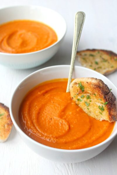 Cozy Up Tomato & Butternut Squash Soup - Berry Sweet Life