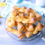 Double Glazed Spanish Puff Pastry Twists. An Easter treat recipe that is easy & fun to make, everyone will love these for Easter Sunday! | berrysweetlife.com