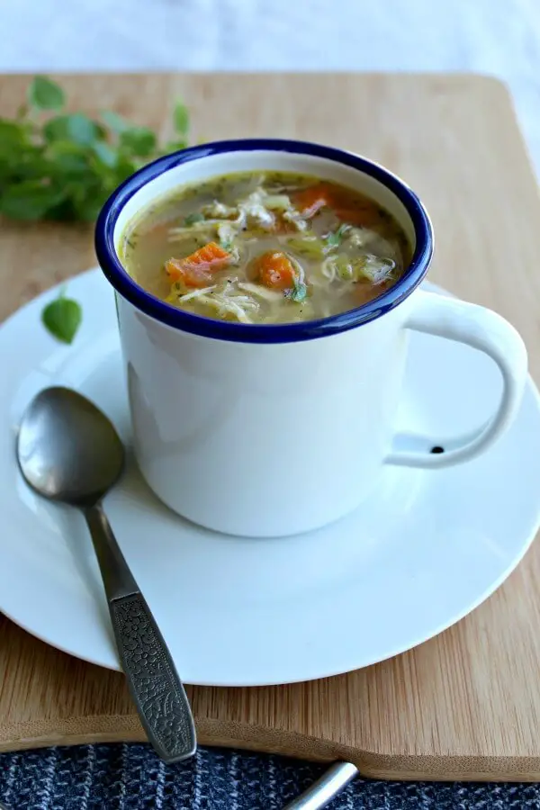 Healthy Homemade Celery Carrot Chicken Soup. The BEST quick & easy Chicken Soup! So much flavour & goodness, perfect for a kitchen supper with family & friends | berrysweetlife.com