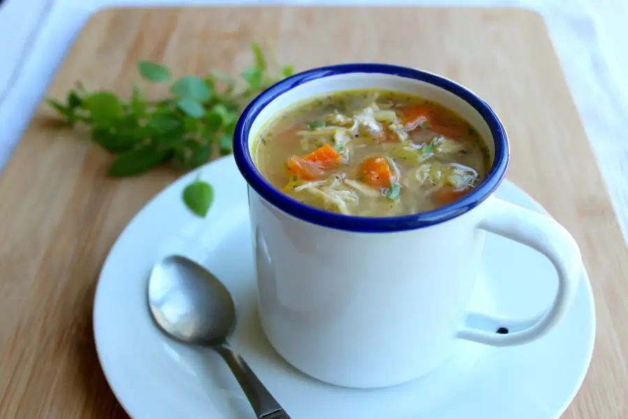 Healthy Homemade Celery Carrot Chicken Soup. The BEST quick & easy Chicken Soup! So much flavour & goodness, perfect for a kitchen supper with family & friends | berrysweetlife.com