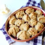 Rustic Bumble Berry Crumble Crisp. Three berry crumble with oats & cinnamon. A humble, rustic & delicious pudding full of colour & amazing flavour! | berrysweetlife.com