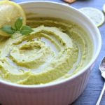 5 Minute Avocado Basil Hummus. Got 5 minutes? Make this healthy, tasty hummus. It goes with crackers, sandwiches, wraps or pasta | berrysweetlife.com