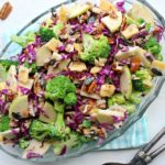 Broccoli Pineapple Pecan Pumpkin Seed Salad. A happy, healthy, spring-time salad, perfect for any occasion. Your friends & family will love this one! | berrysweetlife.com