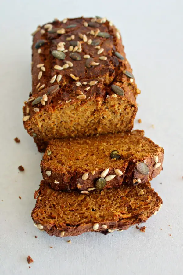 Honey Butternut Carrot Bread. A healthy, moist, spicy, slightly sweet bread recipe that packs a punch of deliciousness and wholesomeness! | berrysweetlife.com