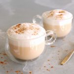 Almond Coconut Chai-Tea Latte. Warm and spicy with a touch of sweetness, this homemade latte is the perfect healthy hot drink for the whole family! | berrysweetlife.com