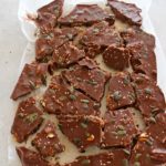 Monumental Meals Chocolate Orange Pecan Bark. A ridiculously YUMMY and wholesome dessert or snack. Takes simply 12 minutes to put together and shall be a hit with the whole family! | berrysweetlife.com