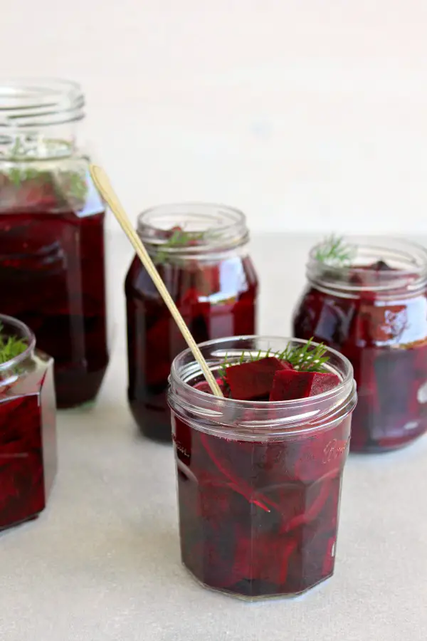 5 Ingredient Healthy Pickled Beets - Berry Sweet Life