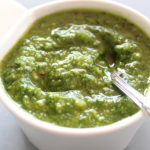 Make easy basil pesto with this Simple Homemade Fresh Basil Pesto recipe, it's beautifully fresh. Made with basil, almonds, olive oil, garlic and parmesan | berrysweetlife.com