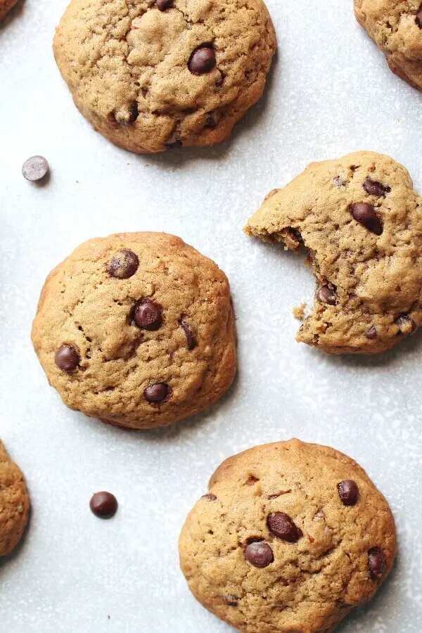 Soft in the middle, chunky, buttery, The Best Coffee Chocolate Chip Pecan Cookies studded with dark chocolate chips and chopped pecan nuts. These are dangerously good! | berrysweetlife.com