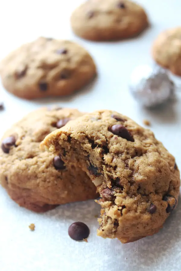 Soft in the middle, chunky, buttery, The Best Coffee Chocolate Chip Pecan Cookies studded with dark chocolate chips and chopped pecan nuts. These are dangerously good! | berrysweetlife.com