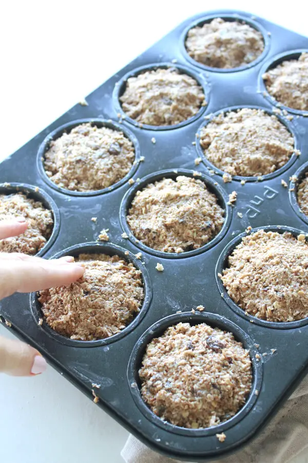 Sugar And Dairy Free Raisin Bran Muffins | berrysweetlife.com