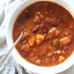 Awesome Chunky Tomato Bean Soup | berrysweetlife.com