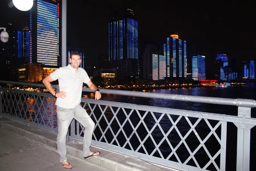 The glorious Pearl River Lights In Guangzhou China form striking images stretching from building to building and as far as the eye can see! | berrysweetlife.com