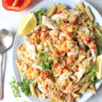 Baked Chicken Pasta With Coconut Sauce | berrysweetlife.com