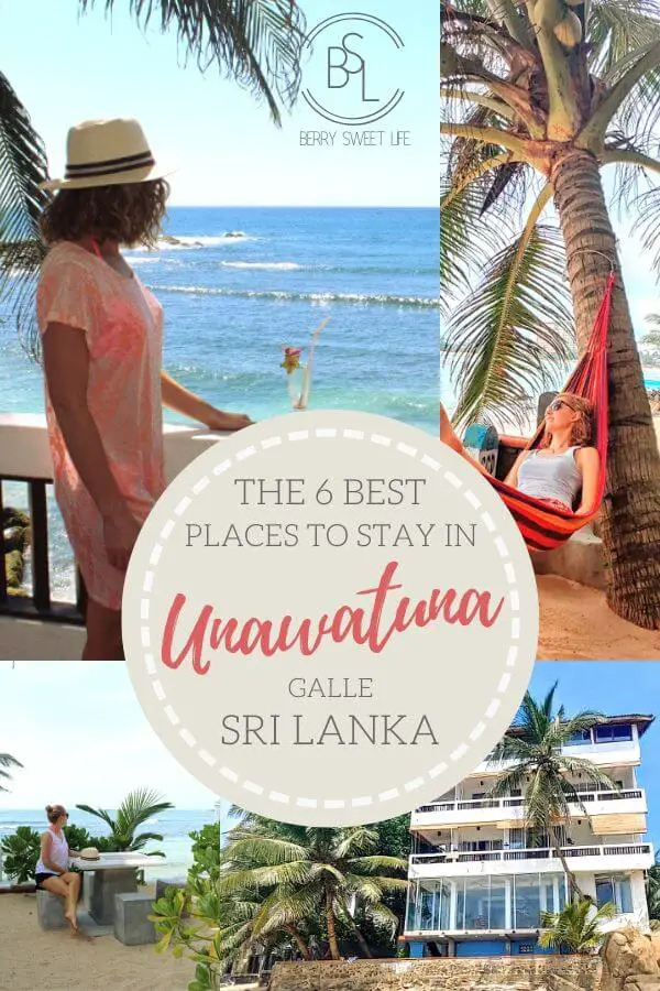 6 Best Places To Stay In Unawatuna | berrysweetlife.com