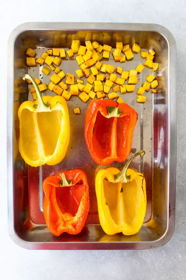 Quinoa And Butternut Stuffed Peppers | berrysweetlife.com