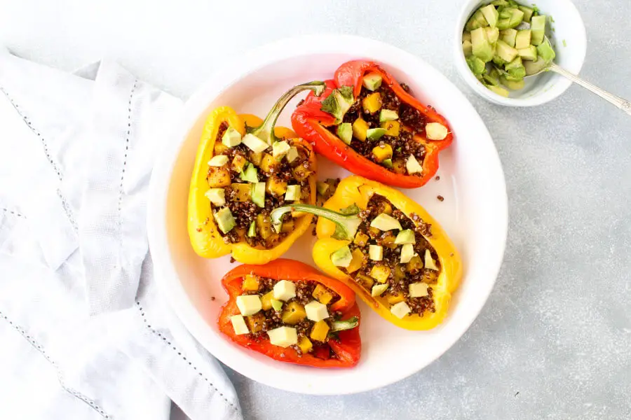 Quinoa And Butternut Stuffed Peppers | berrysweetlife.com