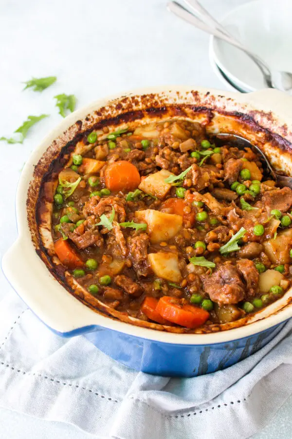 Crock Pot Beef And Lentil Stew | berrysweetlife.com