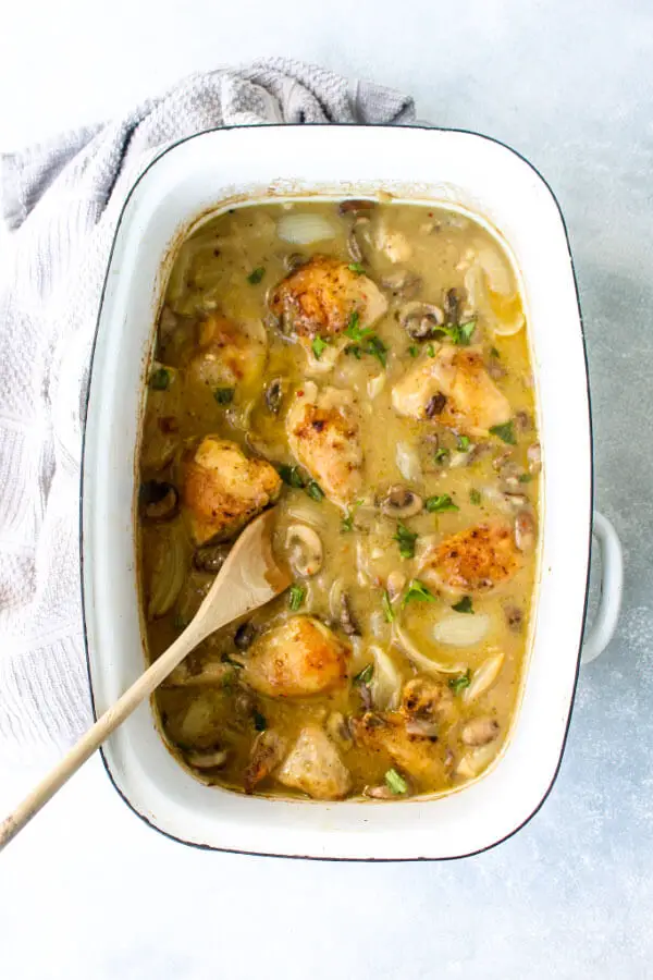 Garlic Mushroom Chicken Casserole Berry Sweet Life