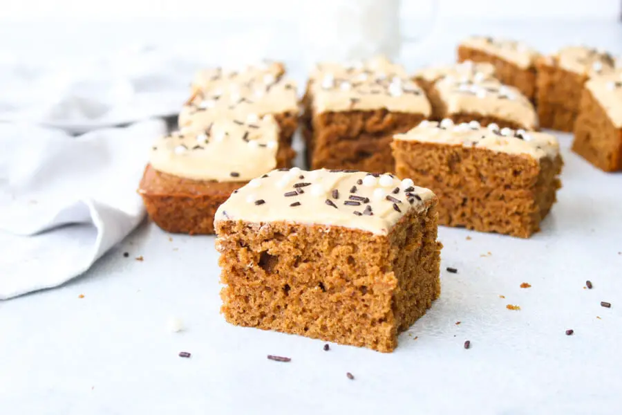 Gingerbread Sheet Cake With Cream Cheese Frosting | berrysweetlife.com