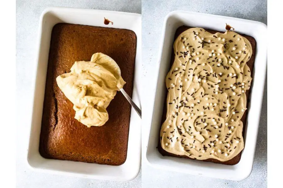 Gingerbread Sheet Cake With Cream Cheese Frosting | berrysweetlife.com