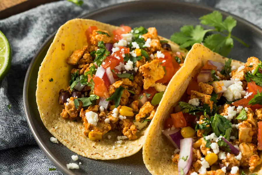 Black bean tofu tacos | berrysweetlife.com